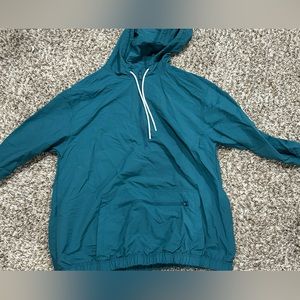 Turquoise Windbreaker